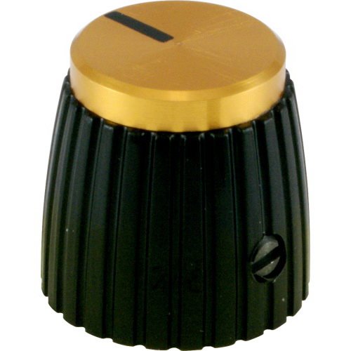 Marshall Style Vintage Gold Set Screw Knob Single Marshall Style Vintage Gold Set Screw Knob Single